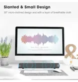 R30 Computer Soundbar, USB Powered, Colorful RGB Lights with Switch Button