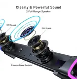 R30 Computer Soundbar, USB Powered, Colorful RGB Lights with Switch Button
