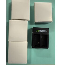 GoPro Hero 3 Batteries (qty 4) plus charger