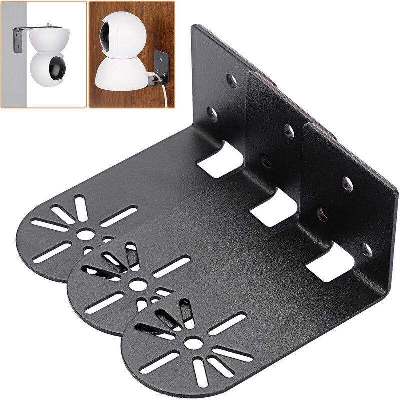 Juxyes Metal Small Floating Shelf for Security Cameras, Speakers, Monitors