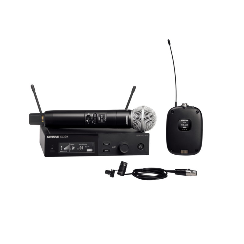 Wireless Combo System lavalier & SM58 (Freq: G58)