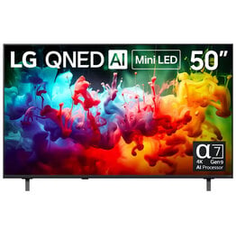 LG 50 inch QNED AI QNED75 Mini LED 4K Smart webOS TV 2026