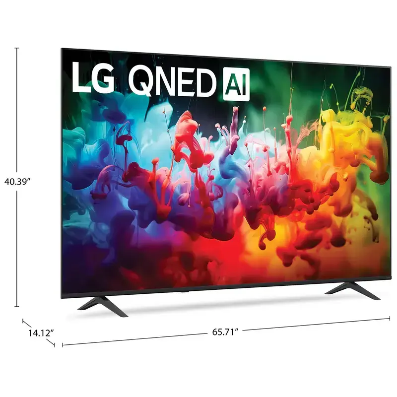 75 inch QNED AI QNED75 Mini LED 4K Smart webOS TV 2026