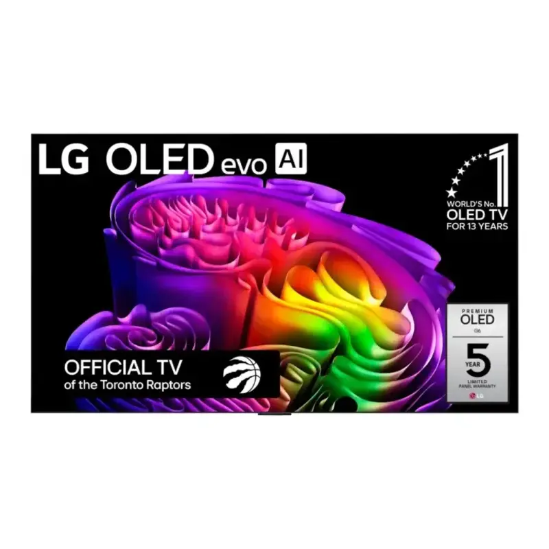 55 inch OLED evo AI G6 4K Smart webOS TV 2026 with Supplied Wall Mount