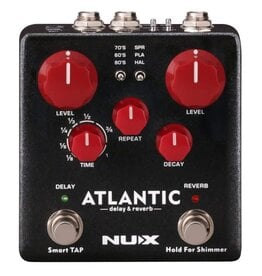 NUX Multi Delay and Reverb Effect Pedal with Inside Routing and Secondary Reverb Effects