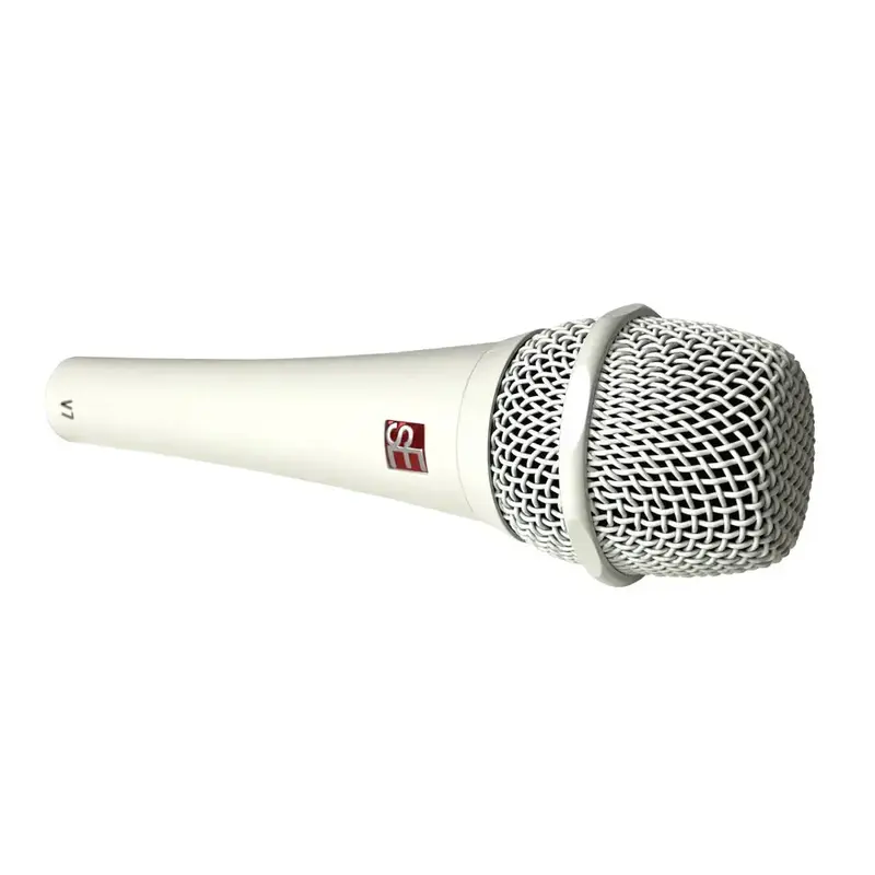 Handheld Dynamic Vocal Microphone - White