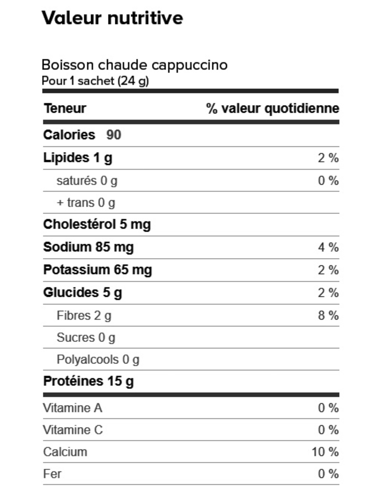 Proti-15 Box (1 x 7) CAPUCCINO DRINK MIX
