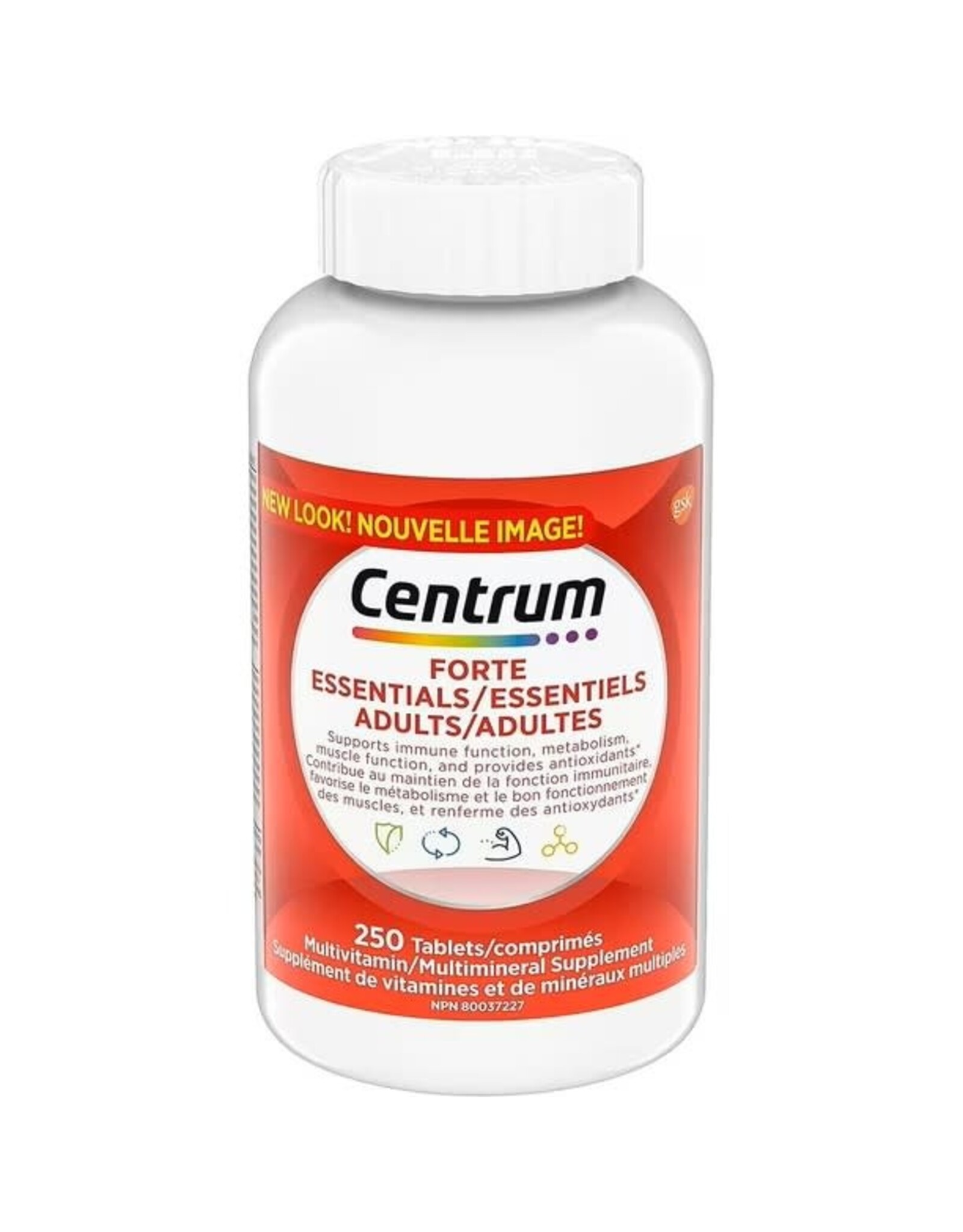 Suppléments CENTRUM FORTE ESSENTIELS 250