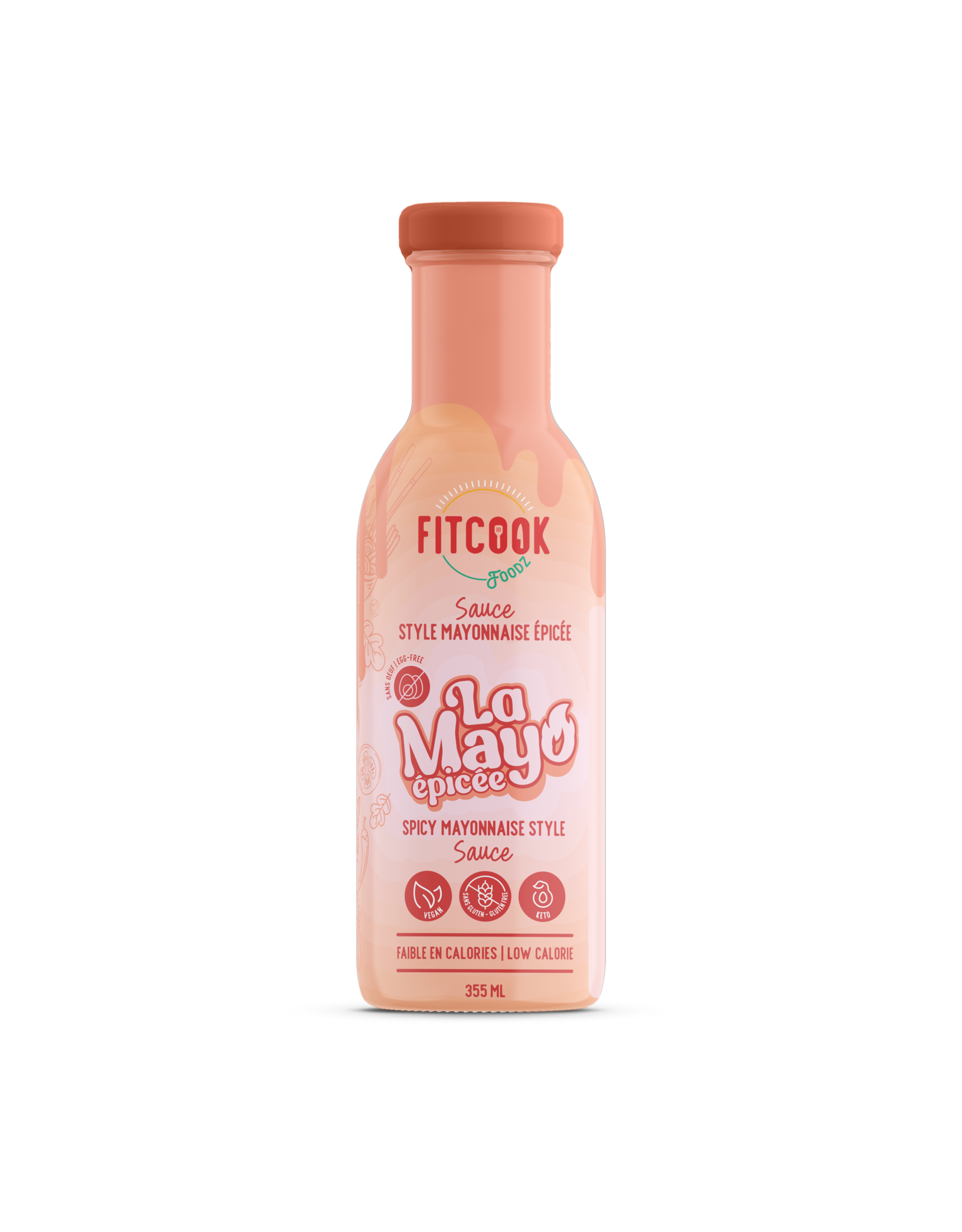 Fitcook Foodz SAUCE MAYO ÉPICÉE - LA MAYO ÉPICÉE