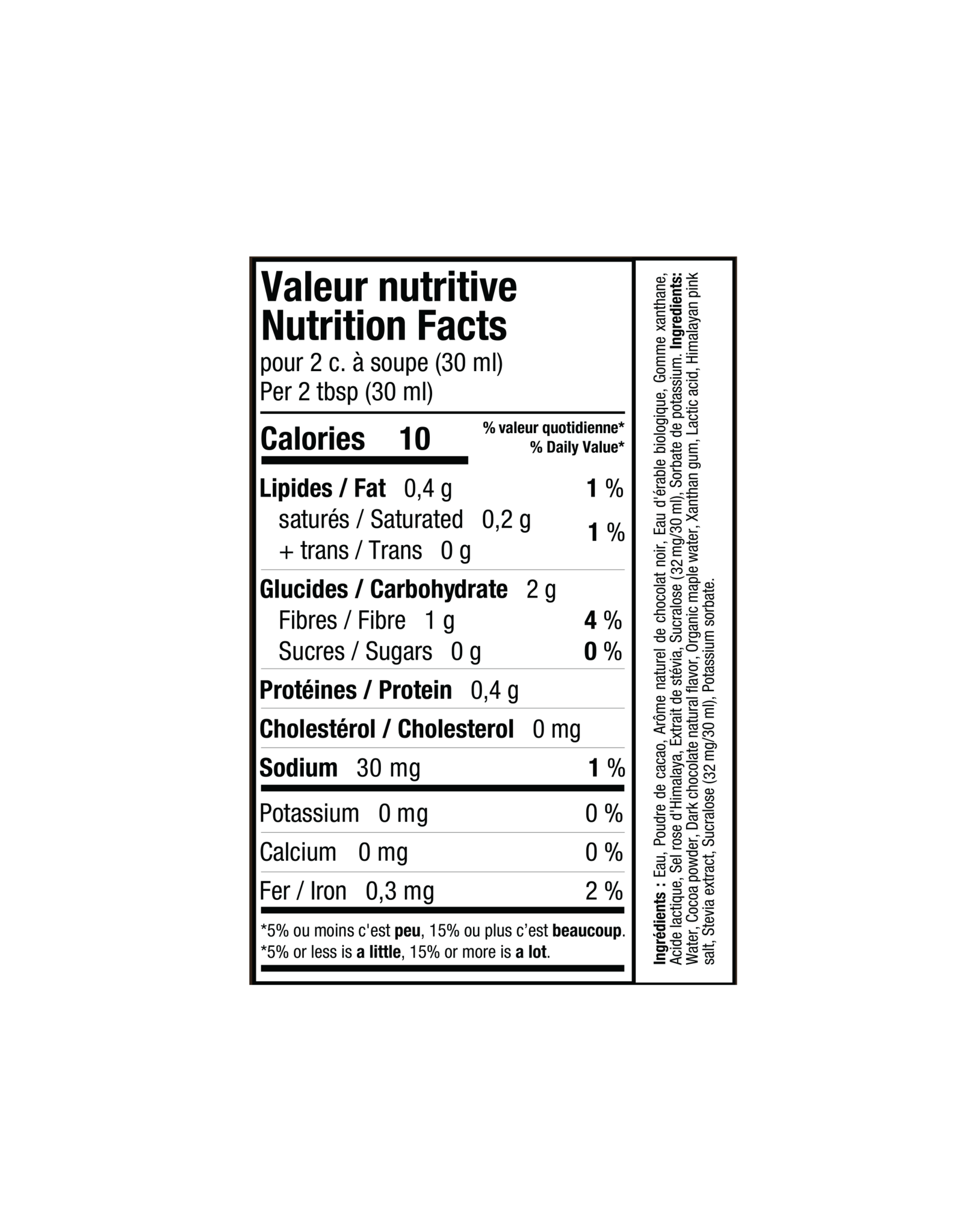 Fitcook Foodz SAUCE DESSERT - L'APHRODISIAQUE