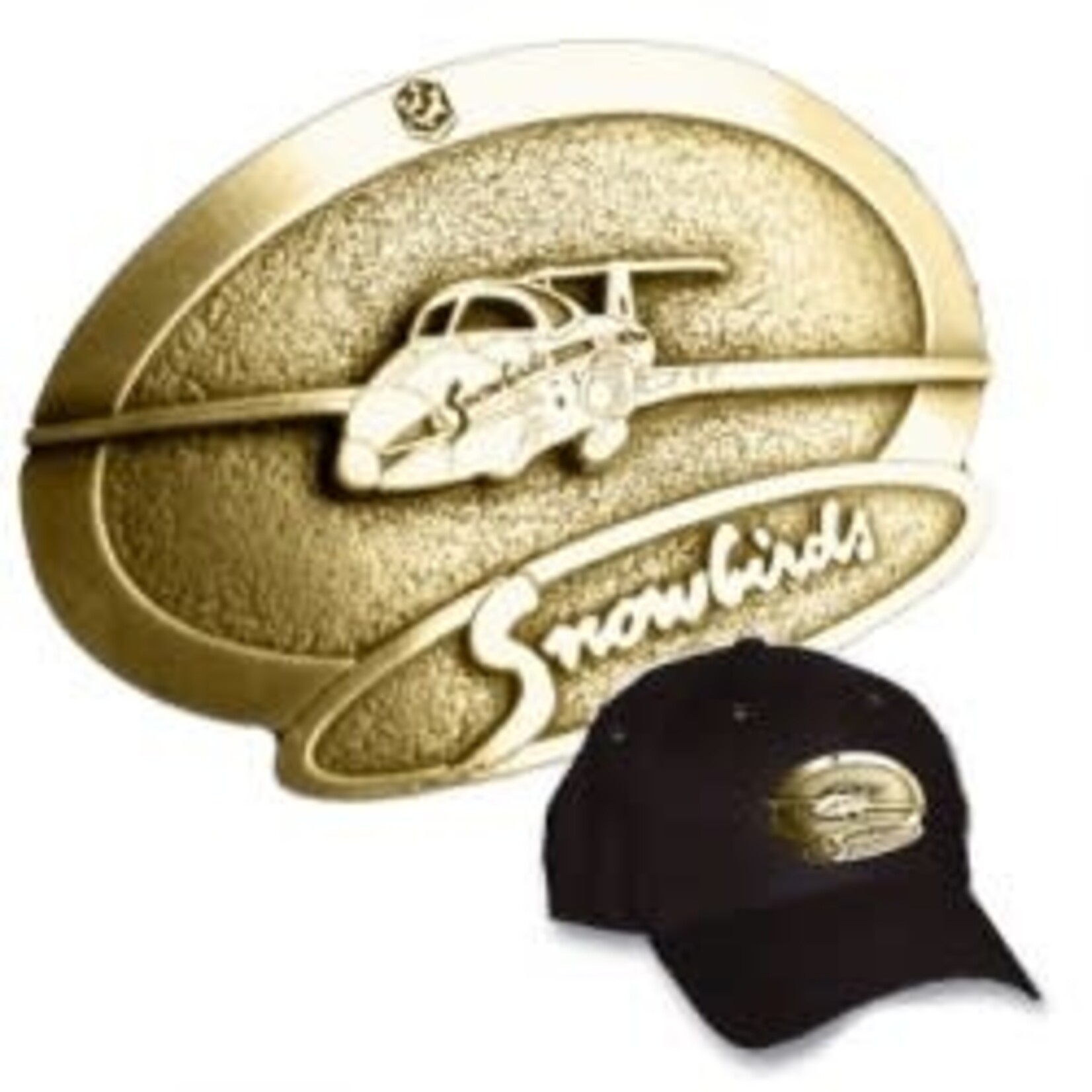 Aviation and Space Casquette avec logo en cuivre du 'Snowbirds'