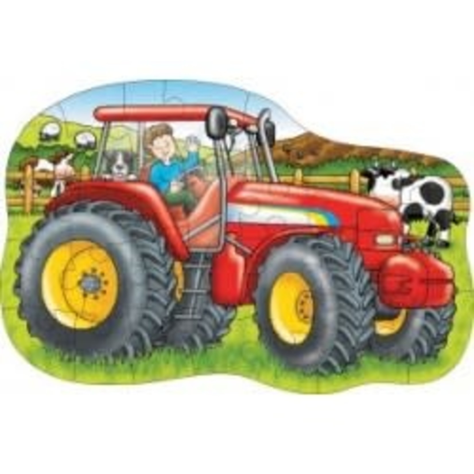 Agriculture and Food Puzzle Floor - Big Tractor