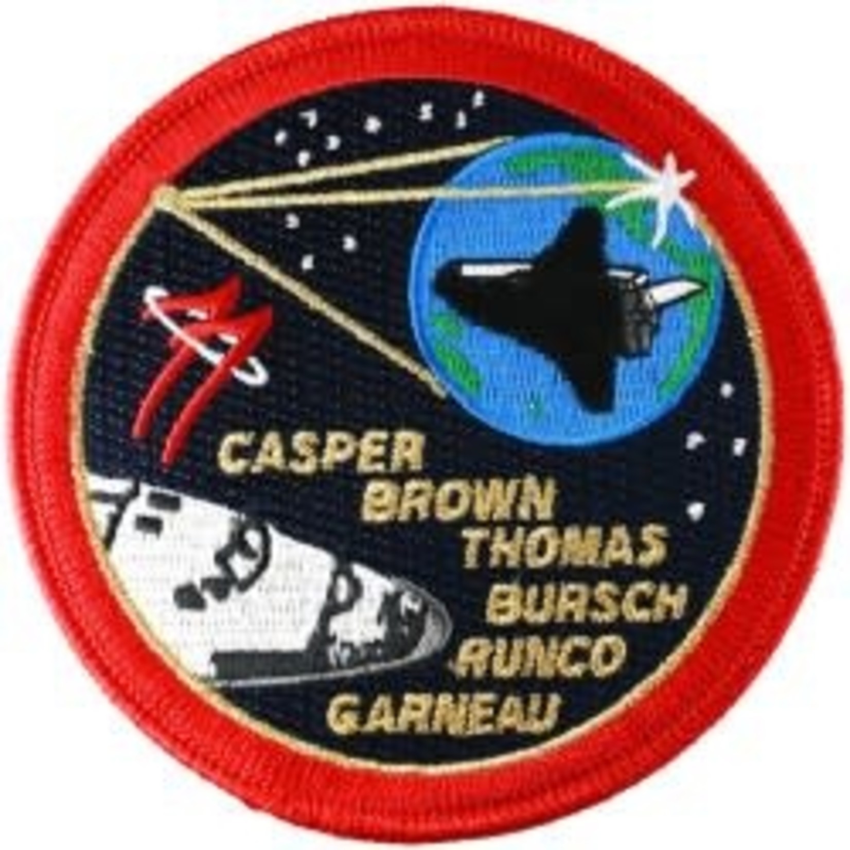 Canadian Space Agency Écusson brodé Mission STS-77 – Marc Garneau