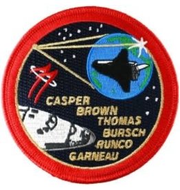 Écusson brodé Mission STS-77 – Marc Garneau