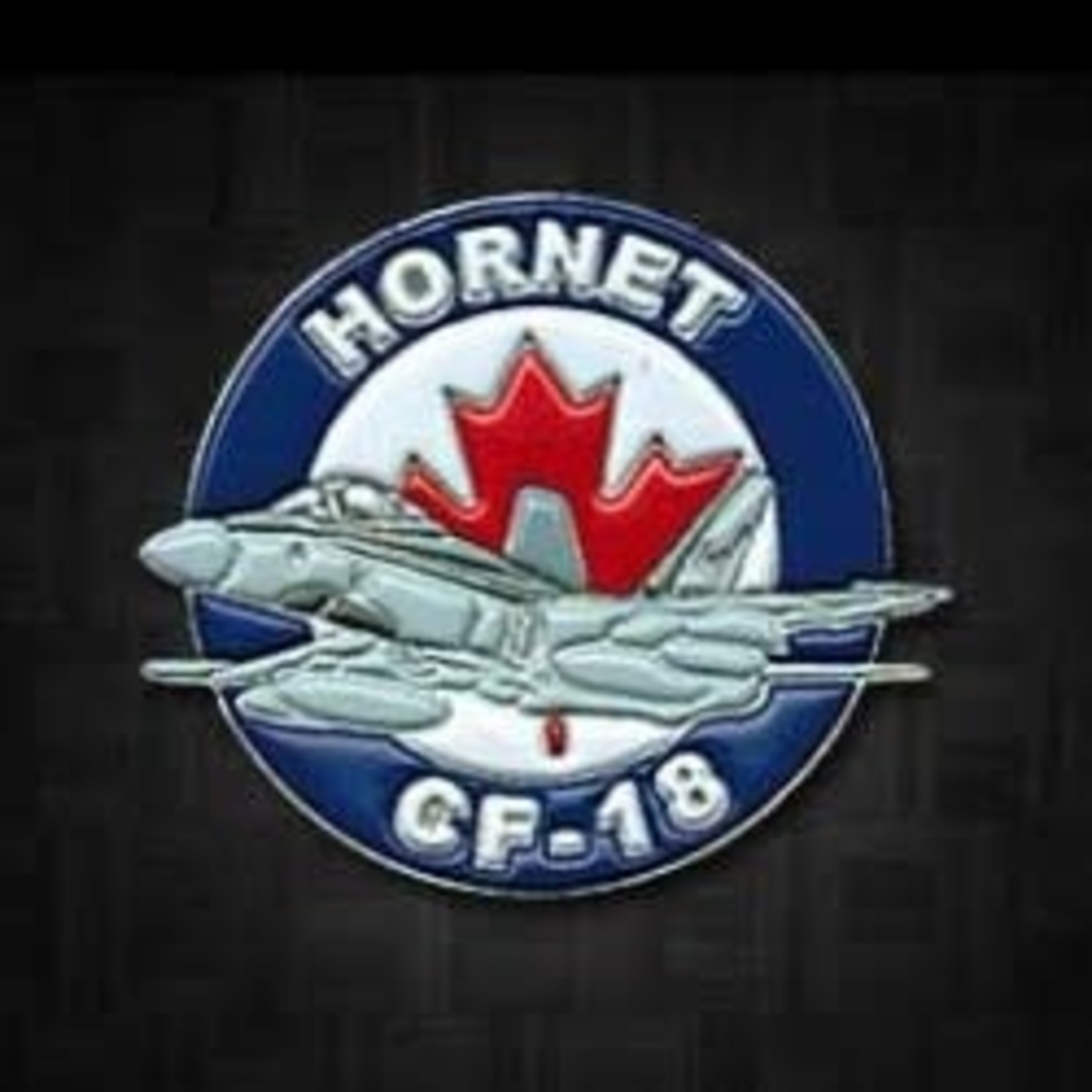 Aviation and Space CF-18 Hornet Roundel Lapel Pin