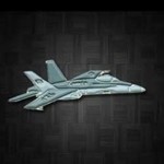 Aviation and Space CF-18 Hornet Lapel Pin