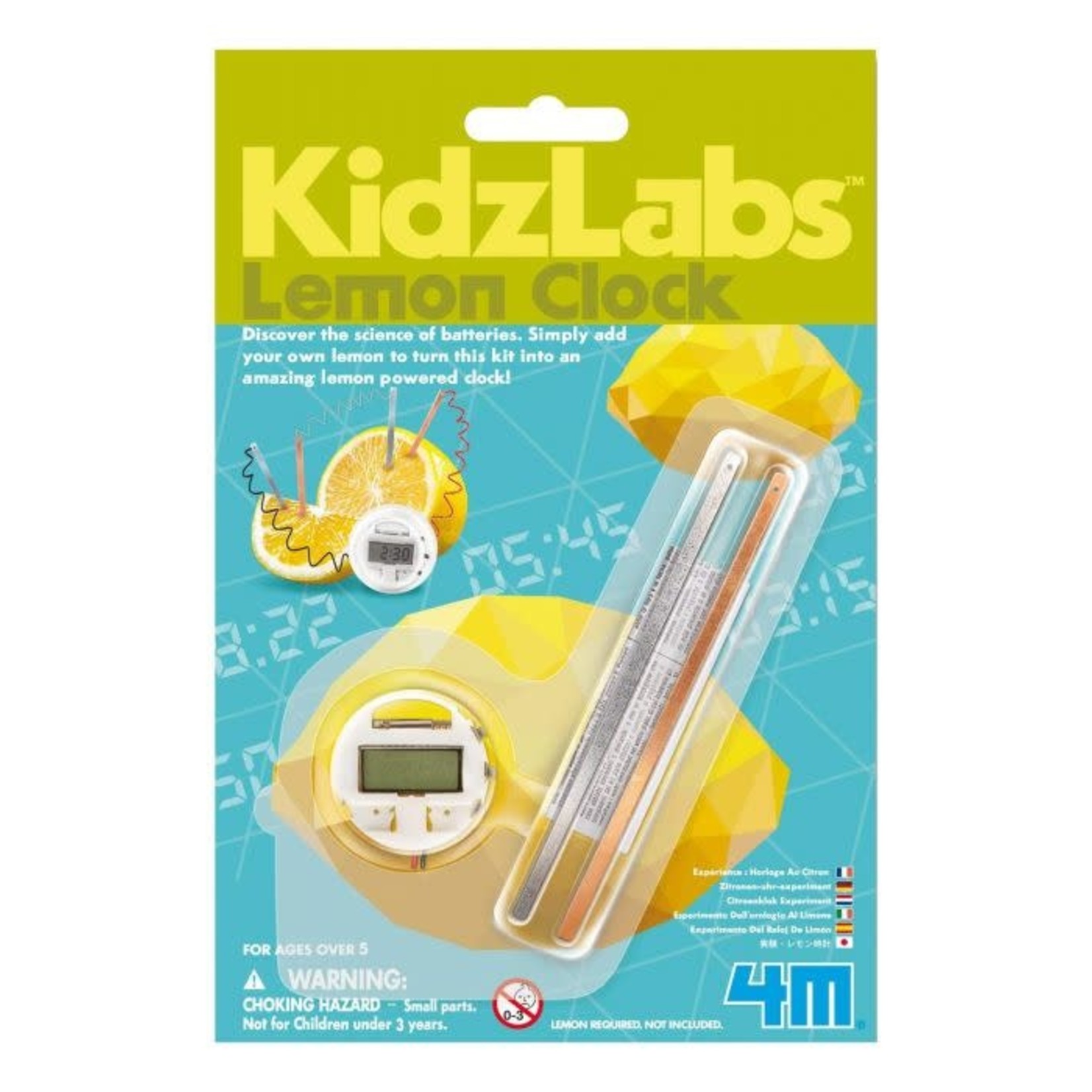 Science and Technology Kit horloge de citron