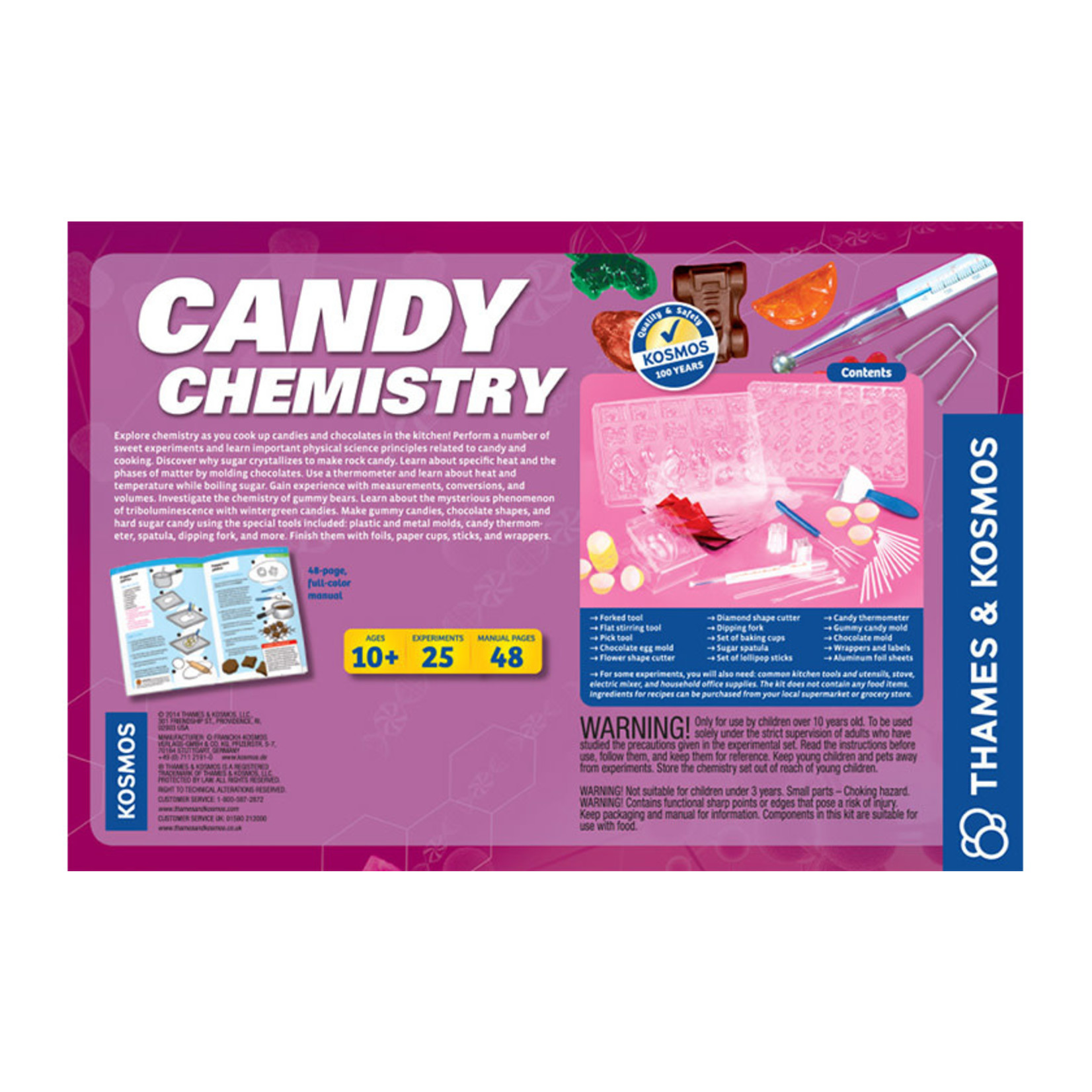 Science and Technology Kit de chimie des bonbons