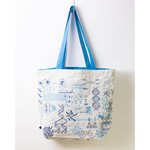 Science and Technology DNA & Genetics Canvas Shoulder Tote