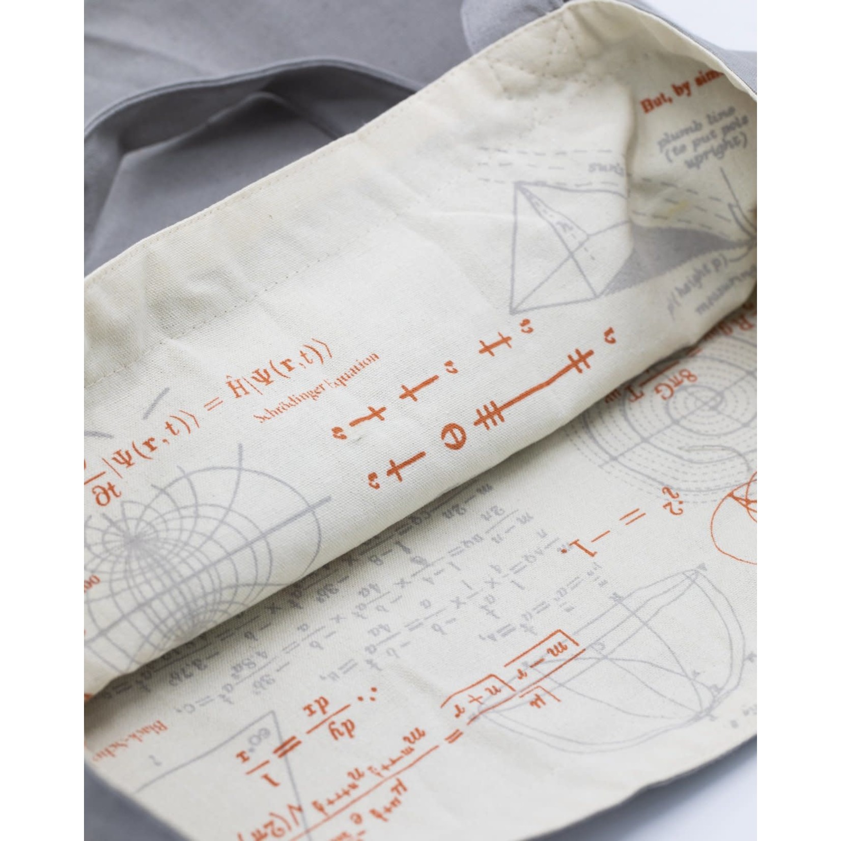 Science and Technology Mathematics Canvas Shoulder Tote