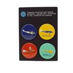 Aviation and Space CASM Button Set of 4