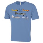 Aviation and Space T-Shirt De Havilland Montage for Men