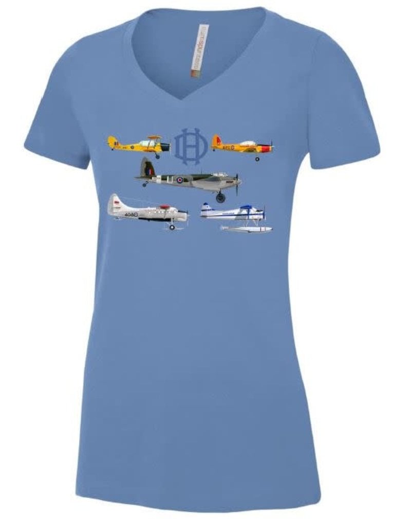 T-shirt De Havilland Montage - Ladies