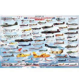 History Of Canadian Aviation Poster