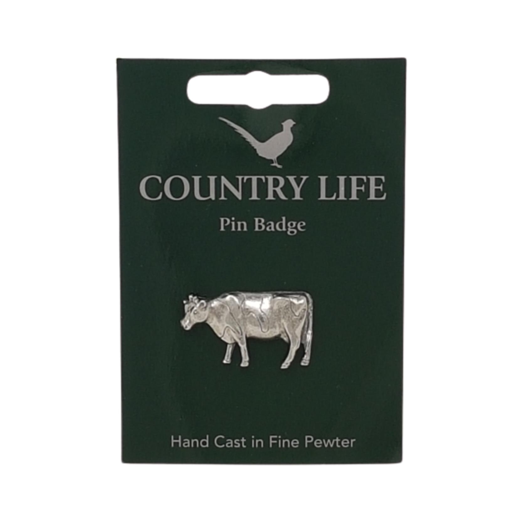 Agriculture and Food Pewter Cow Pin