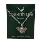 Agriculture and Food Pewter Bee Necklace