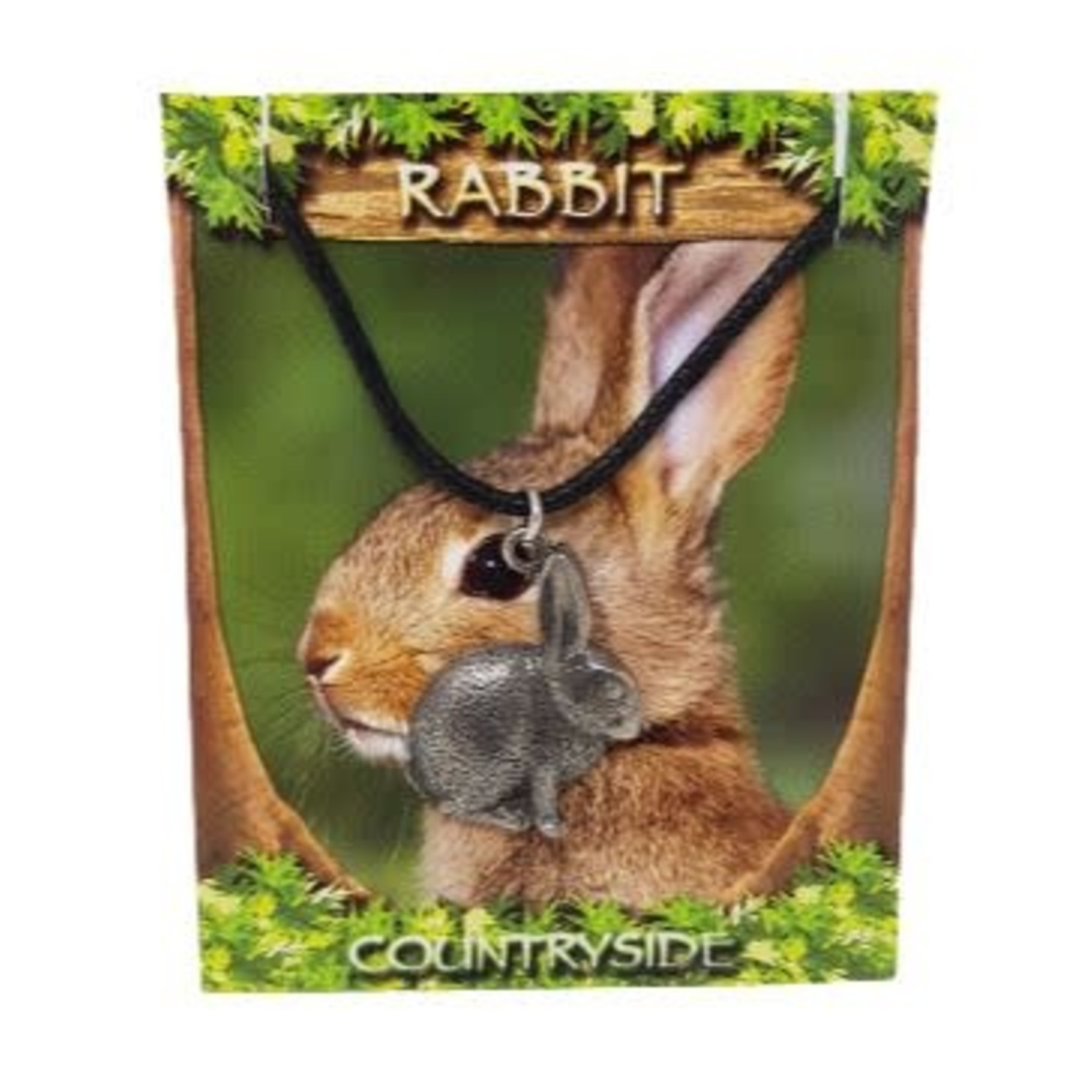 Agriculture and Food Pewter Rabbit Necklace