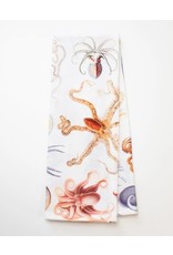 Octopus & Squid Printed Tea Towel