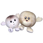 Aviation and Space Celestial Buddies™  Pluton et Charon pelucheuses