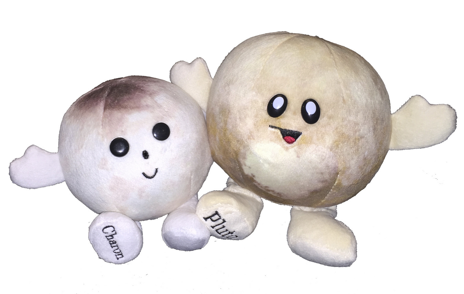 Plush Pluto and Charon / Peluche Pluton et Charon - Ingenium Boutique