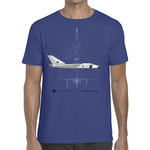 Aviation and Space T-Shirt Arrow d'Avro - bleu