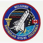 Canadian Space Agency Écusson brodé STS-90 Dave Williams