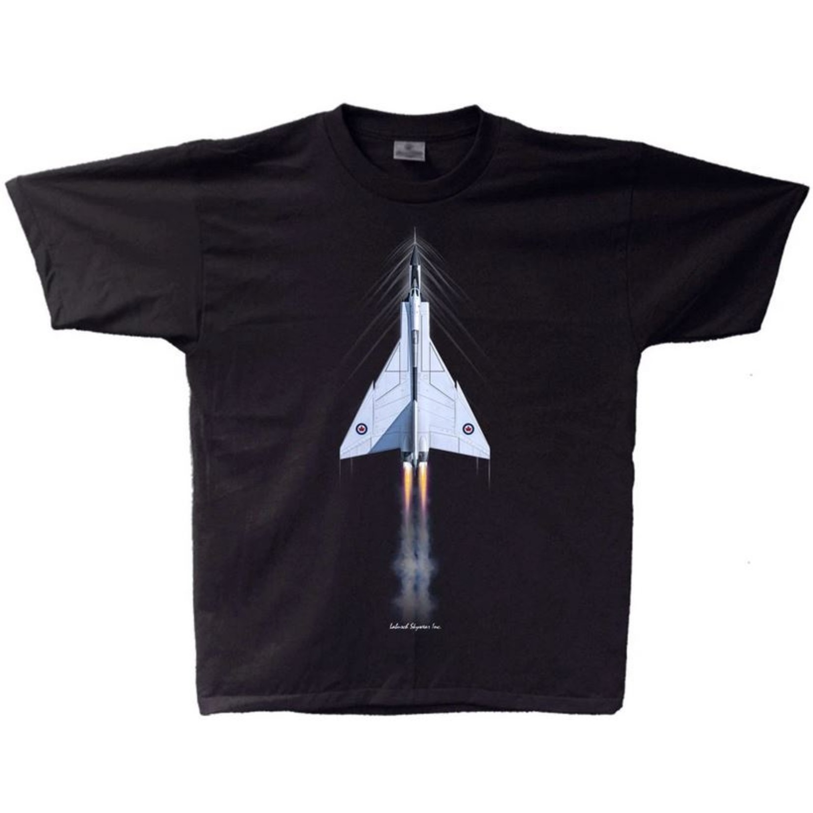 Aviation and Space T-shirt du Arrow d'Avro -noir