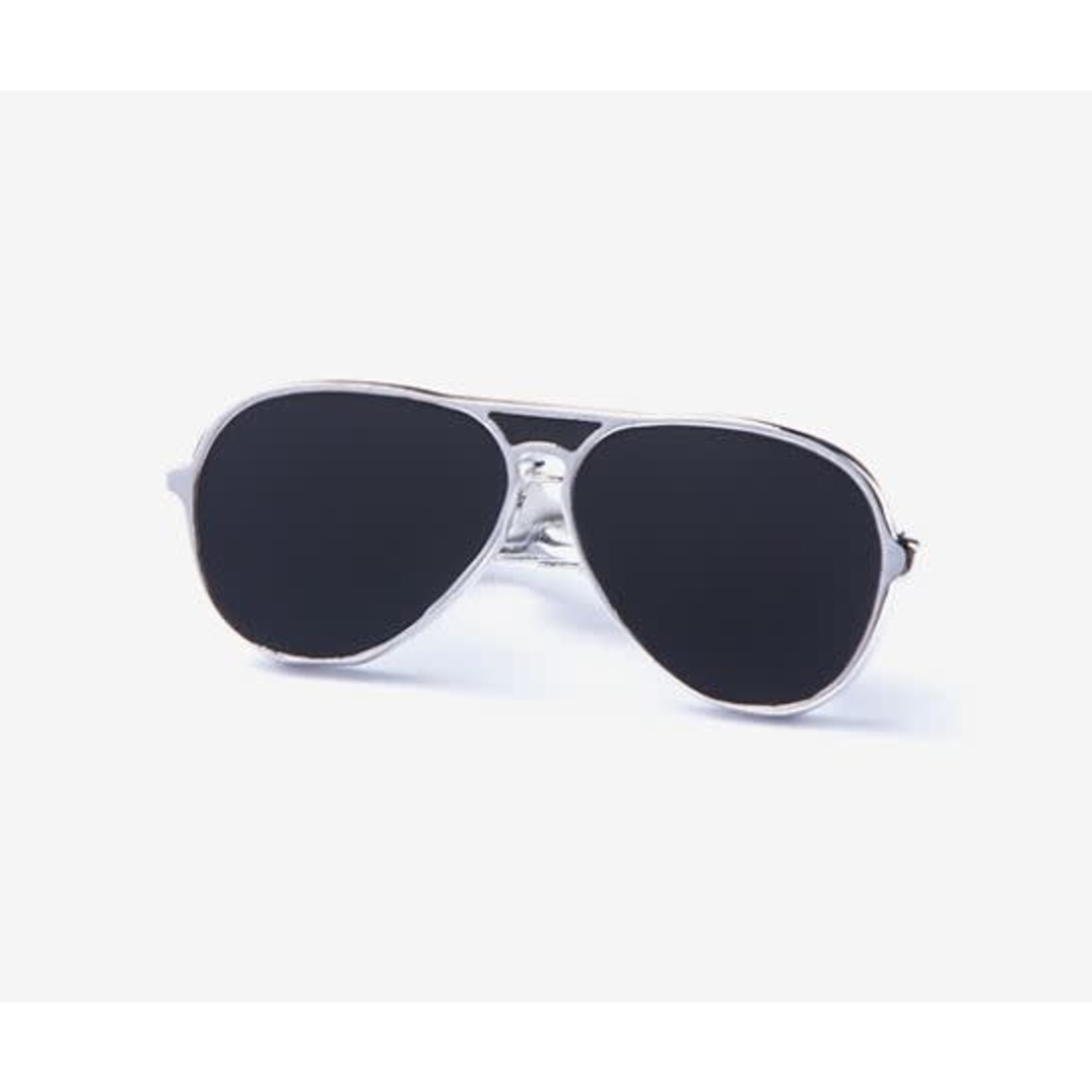 Aviation and Space Tie Bar Aviator Sunglasses Black