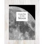 Aviation and Space Carte de voeux "Love You to the Moon"