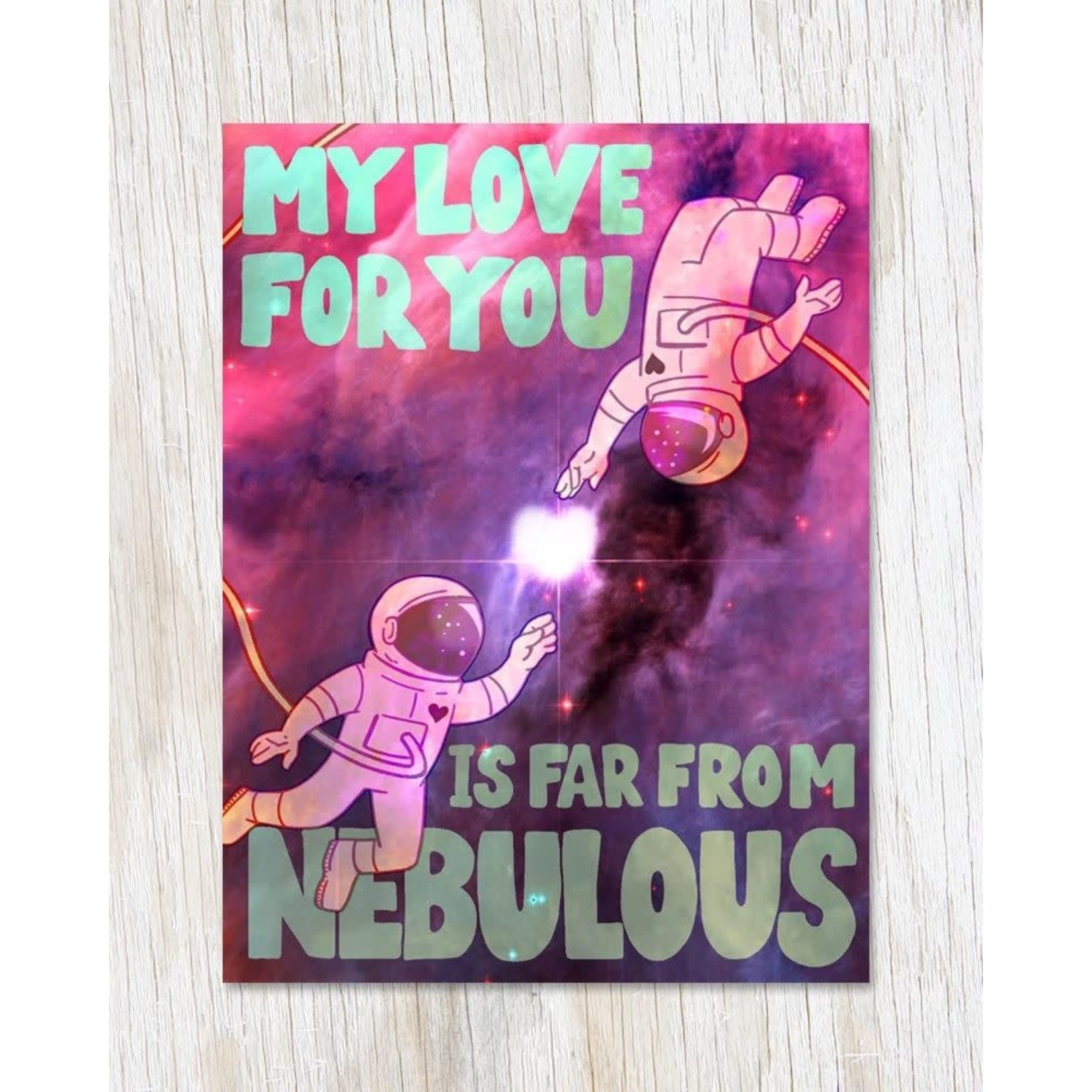 Aviation and Space Card - Nebulous Love