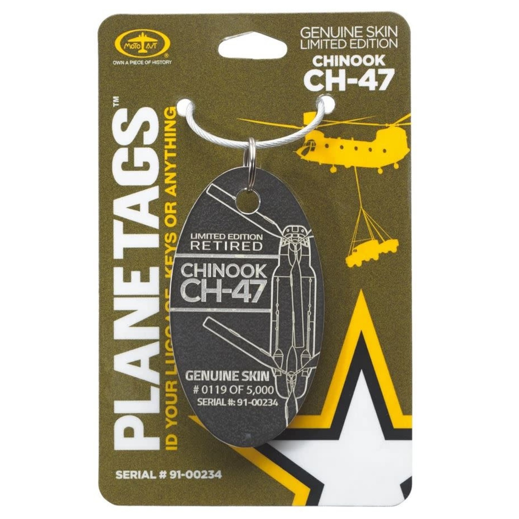 Aviation and Space CH-47 Chinook - Tail # 91-00234 Planetag