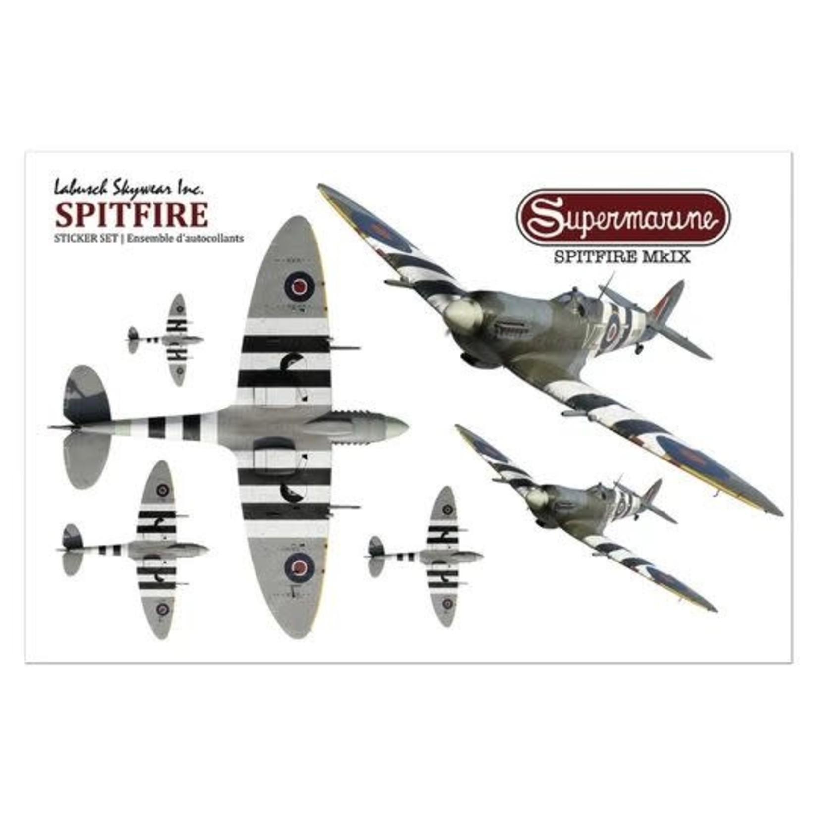 Aviation and Space Stickers Spitfire