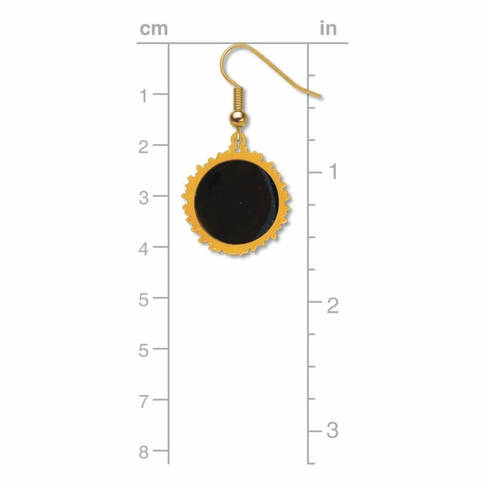 Aviation and Space Solar Eclipse Earrings