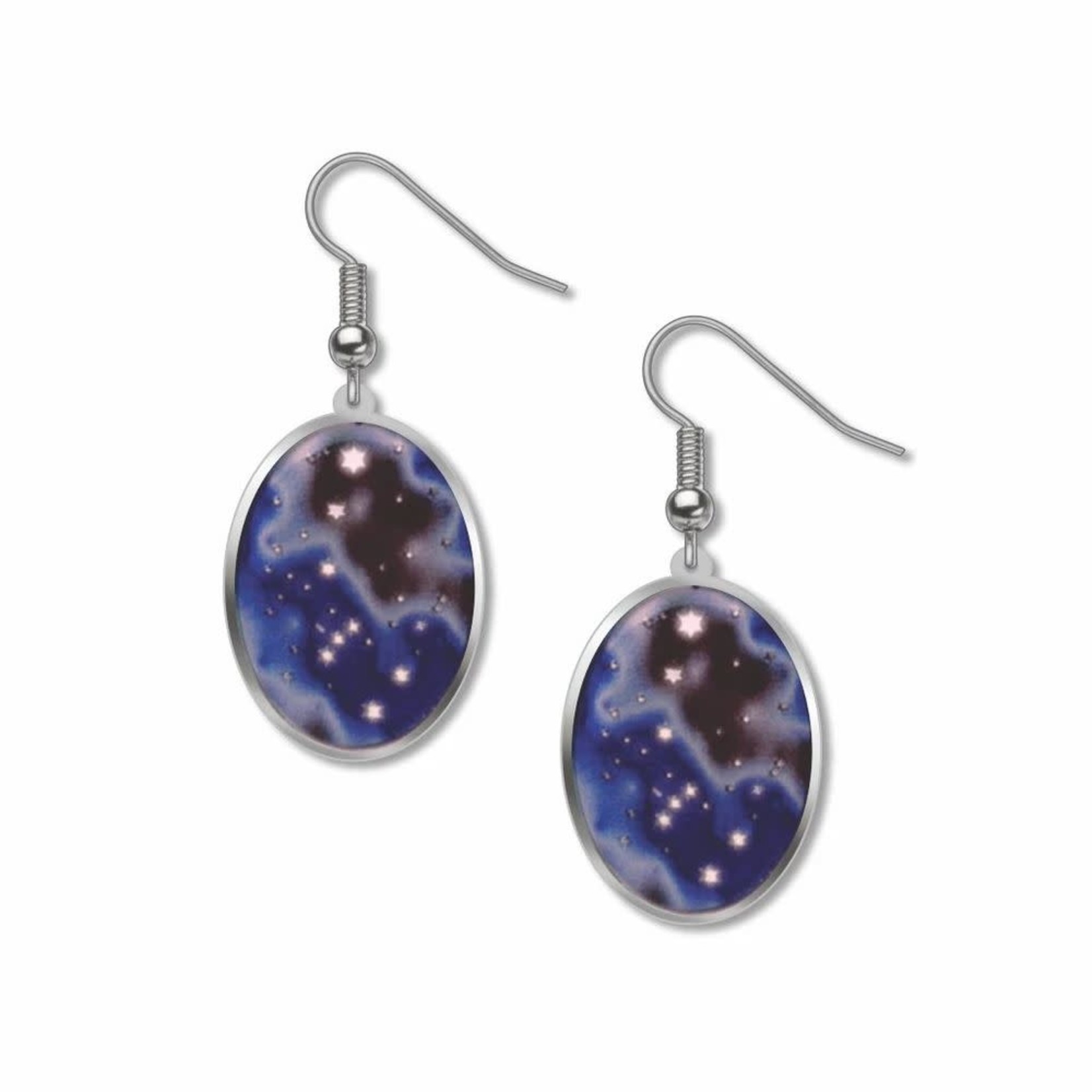 Aviation and Space Earrings North Star