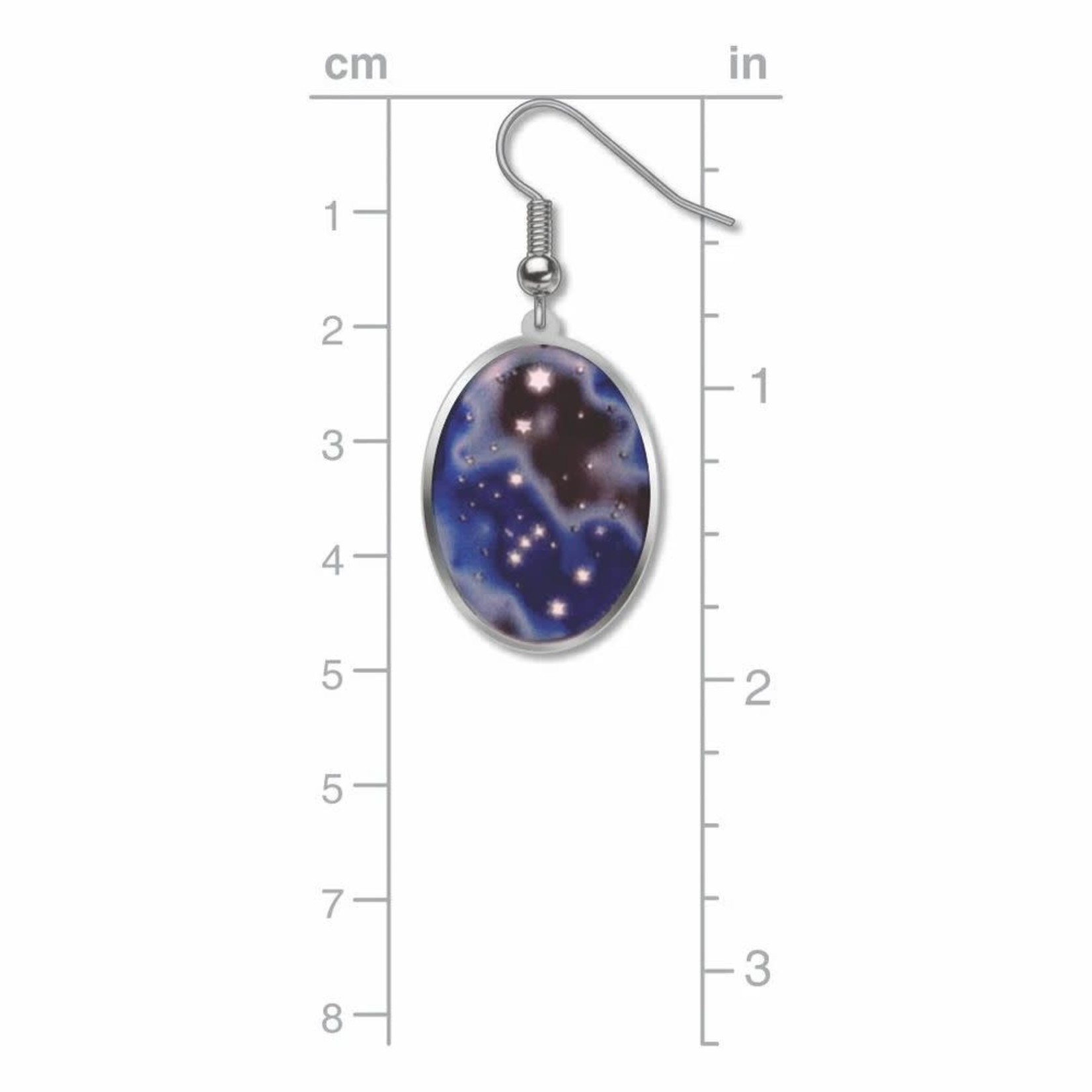 Aviation and Space Earrings North Star