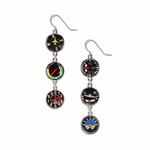 Aviation and Space Earrings Flight Instrument Dangle