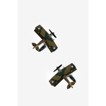 Aviation and Space Flying Planes Brown Cufflinks