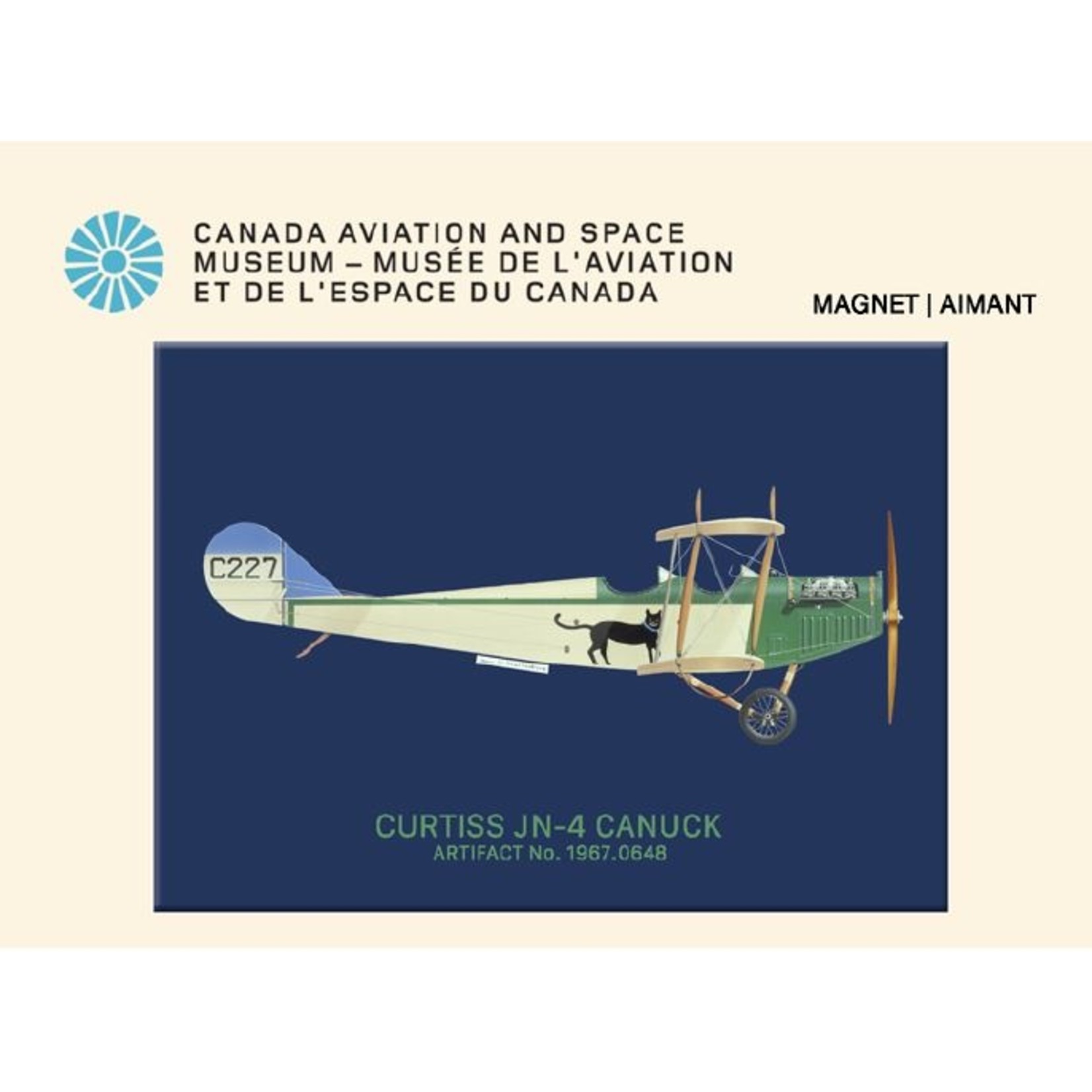Aviation and Space Curtiss Canuck Magnet