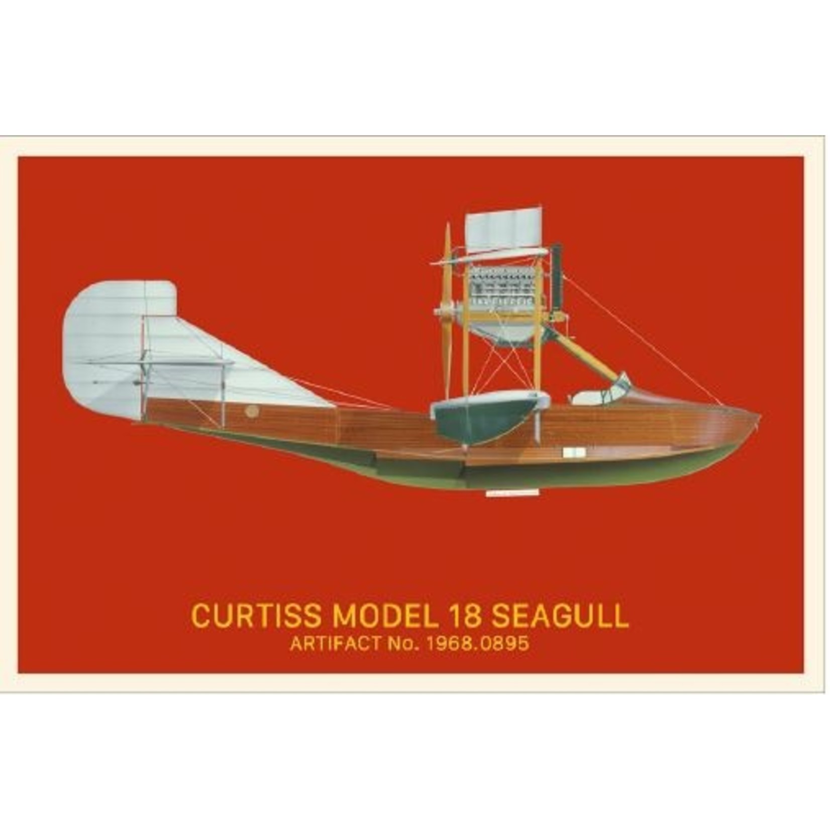 Aviation and Space Carte postale Seagull de Curtiss
