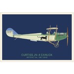 Aviation and Space Carte postale Canuck de Curtiss